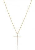 Mattina Cross Necklace in Gold