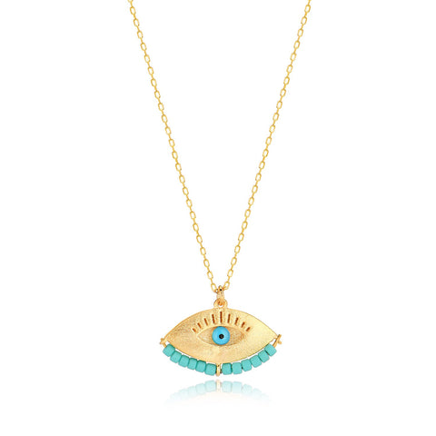 Ikaria Island Necklace in Gold