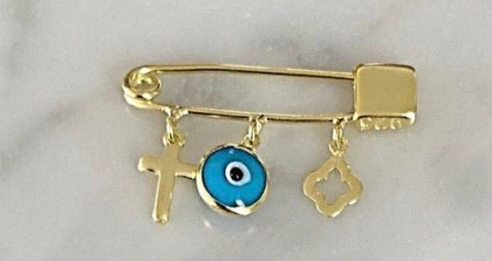 Baby Boy Pin in Gold