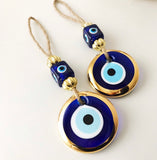 Organic Gold Evil Eye Ornament