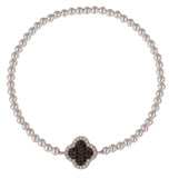 Love My Clover Beaded Bracelet in Rose Gold
