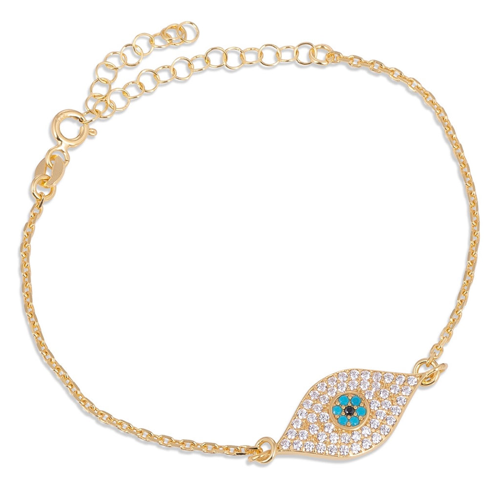 Calypso Chain Eye Bracelet in Gold
