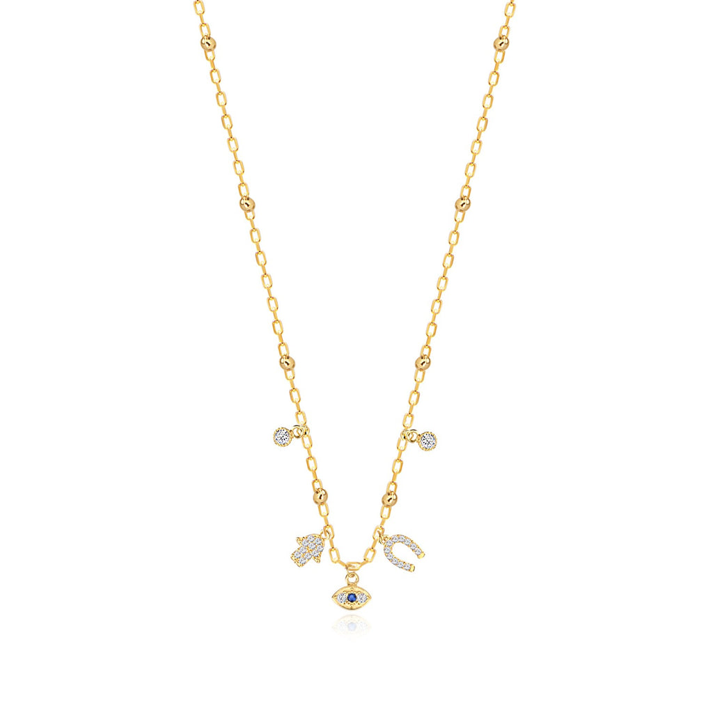 Hydra Island Necklace in Gold