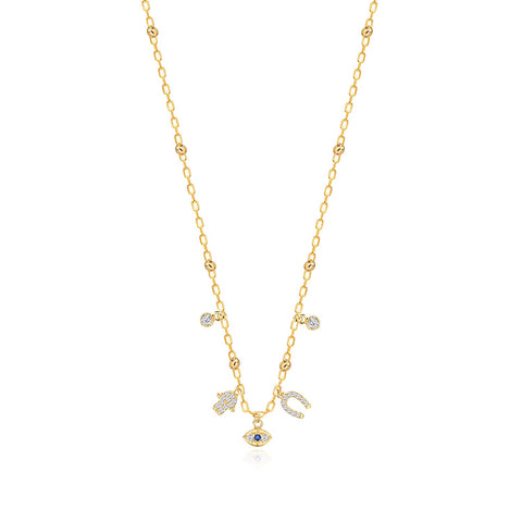 Hydra Island Necklace in Gold