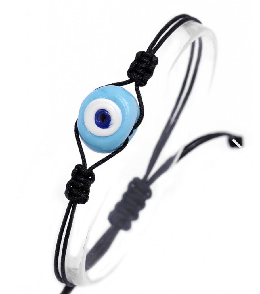 Evil Eye Bead Cord Bracelet