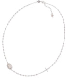 Gabbana Rosary Necklace in Sterling Silver