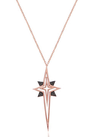 Starbright Necklace in Rose Gold