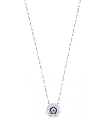 Corfu Evil Eye Necklace in Gold